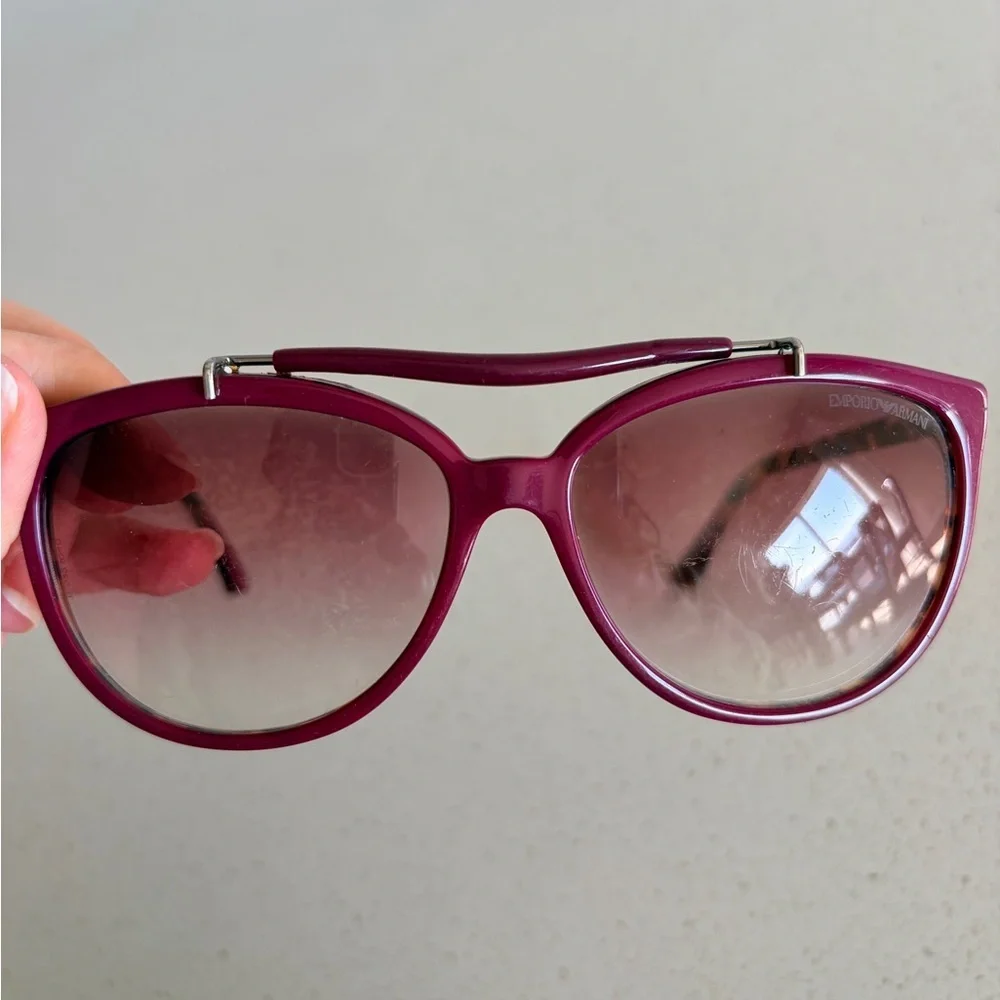 EMPORIO ARMANI EA4039 sunglasses in the colorway 5265/1 burgundy